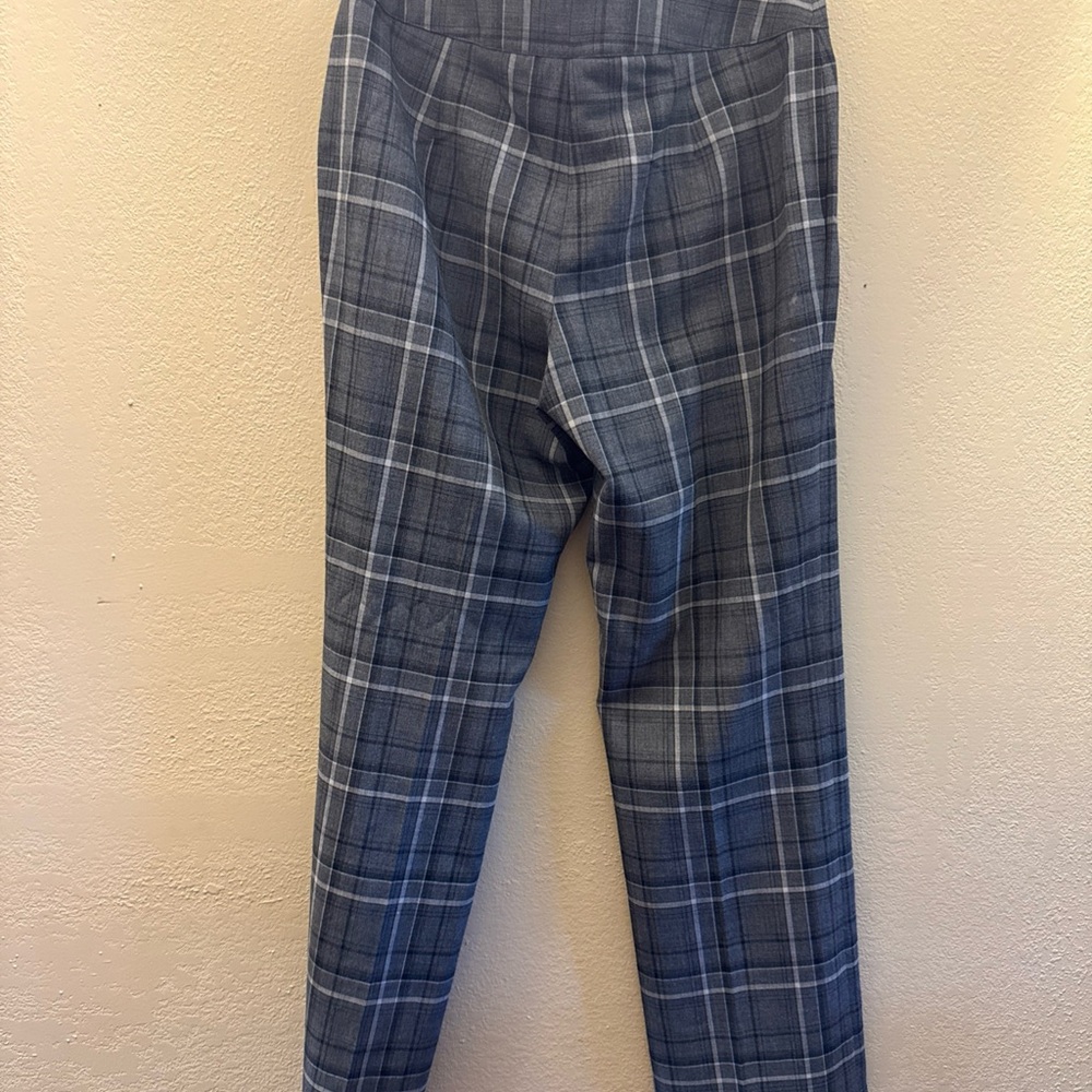 Ideology Women's Gray Plaid Trousers